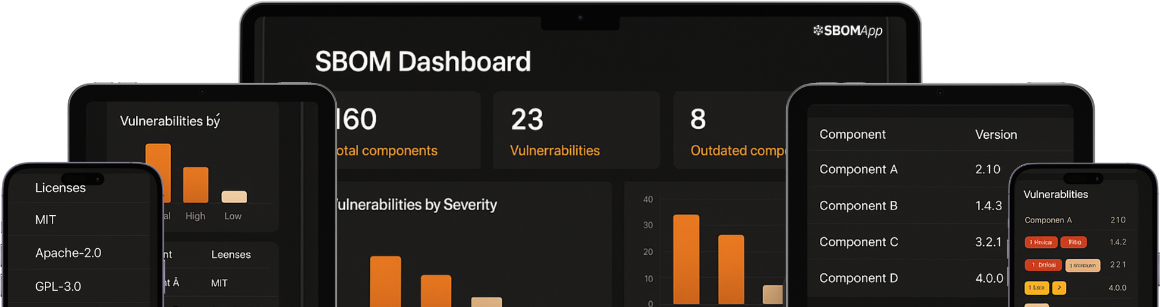 SBOMAPP Dashboard